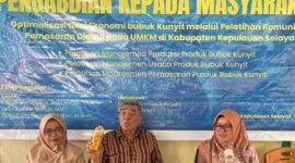 Dongkrak Nilai Jual Rempah, Tim Dosen Unifa Latih UMKM Olah Kunyit Bubuk Berkualitas Tinggi. (Foto:Ist)