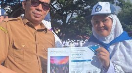 Dari SMPN 1 Bulukumba untuk Indonesia: Aisyah Afiqah dan Kemenangan Literasi di Tingkat Nasional. (Foto: ist)