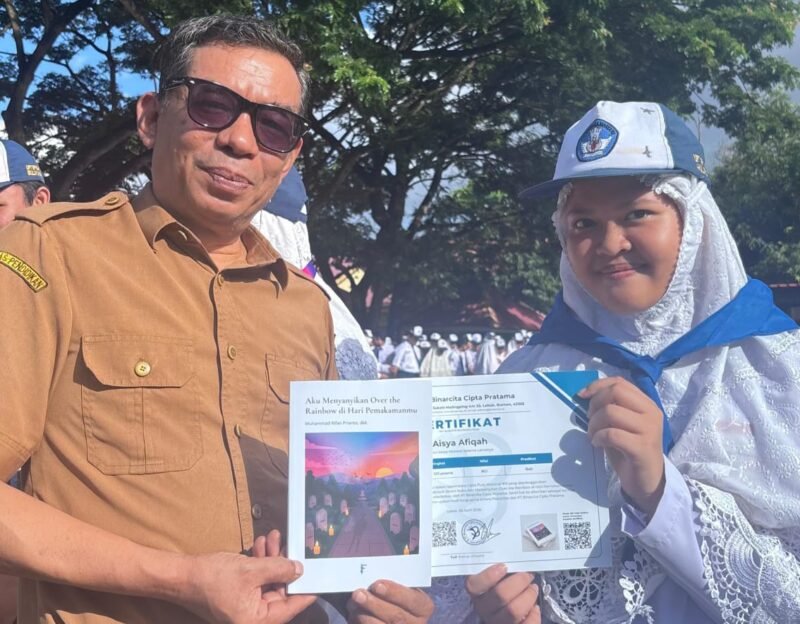 Dari SMPN 1 Bulukumba untuk Indonesia: Aisyah Afiqah dan Kemenangan Literasi di Tingkat Nasional. (Foto: ist)