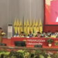 PM Timor Leste Kay Rala Xanana Gusmao mendapatkan gelar Honoris Causa dari Universitas Hasanuddin di Baruga Andi Pettarani, Sabtu (5/9). Foto : redaksi Temukata.com