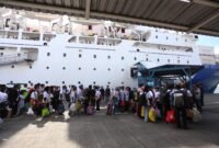 Aktivitas penumpang di Pelabuhan Makassar. Foto : Doc. Pelindo Regional 4